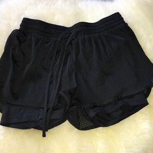 Black Champion gym shorts